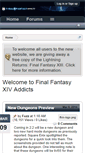 Mobile Screenshot of ffxivaddicts.com