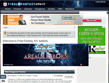 Tablet Screenshot of ffxivaddicts.com